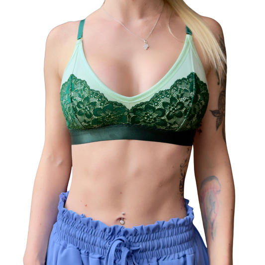 CHLOE bralette- LACE add - PDF sewing pattern (XS-XL, cup A-H)