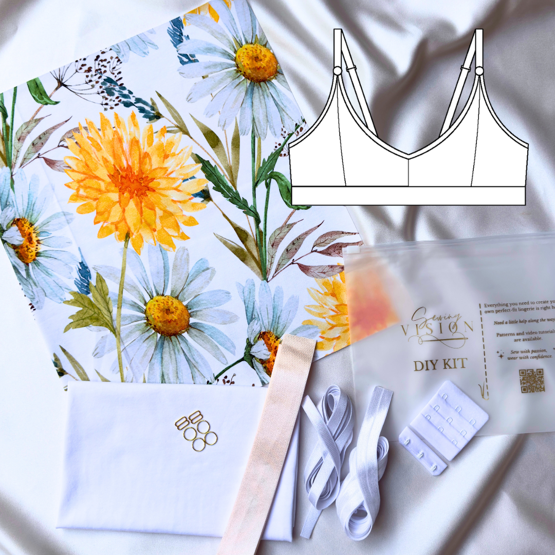 Chloe Bralette – DIY Kit (Sunflower Garden)