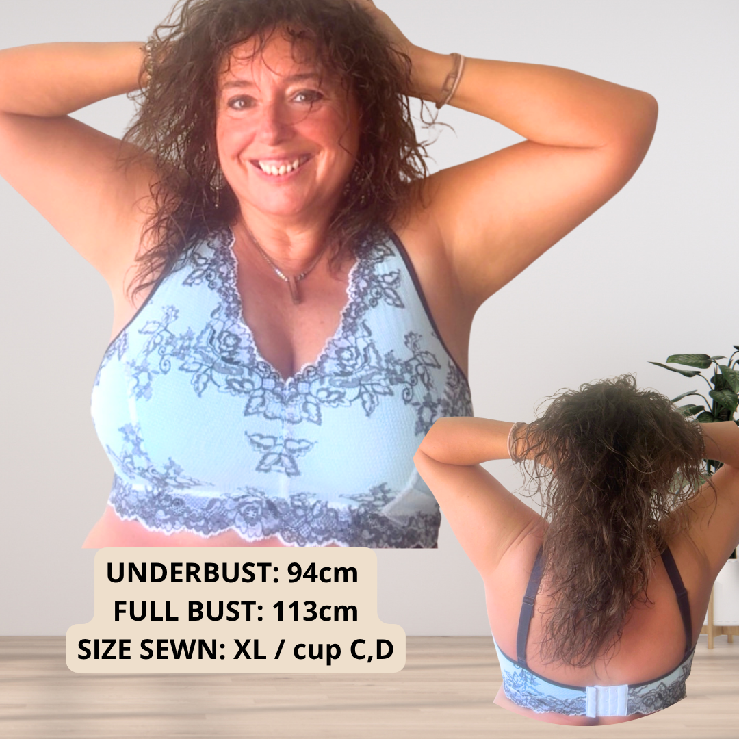 VICTORIA Bra — Full Bust Friendly PDF Sewing Pattern (XS–5XL, Cup A–M) | EN + DE
