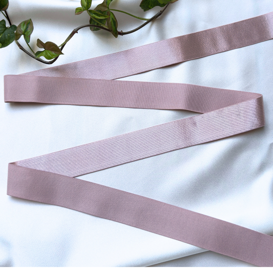 Satin Elastic Band – Dusty Rose | 30mm