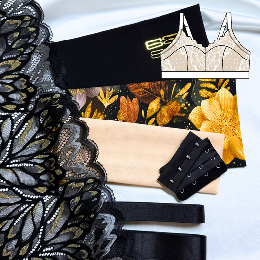 Zoe Bralette – DIY Kit (Golden Midnight)
