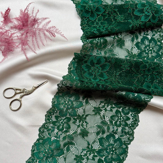 Emerald Bloom Lace