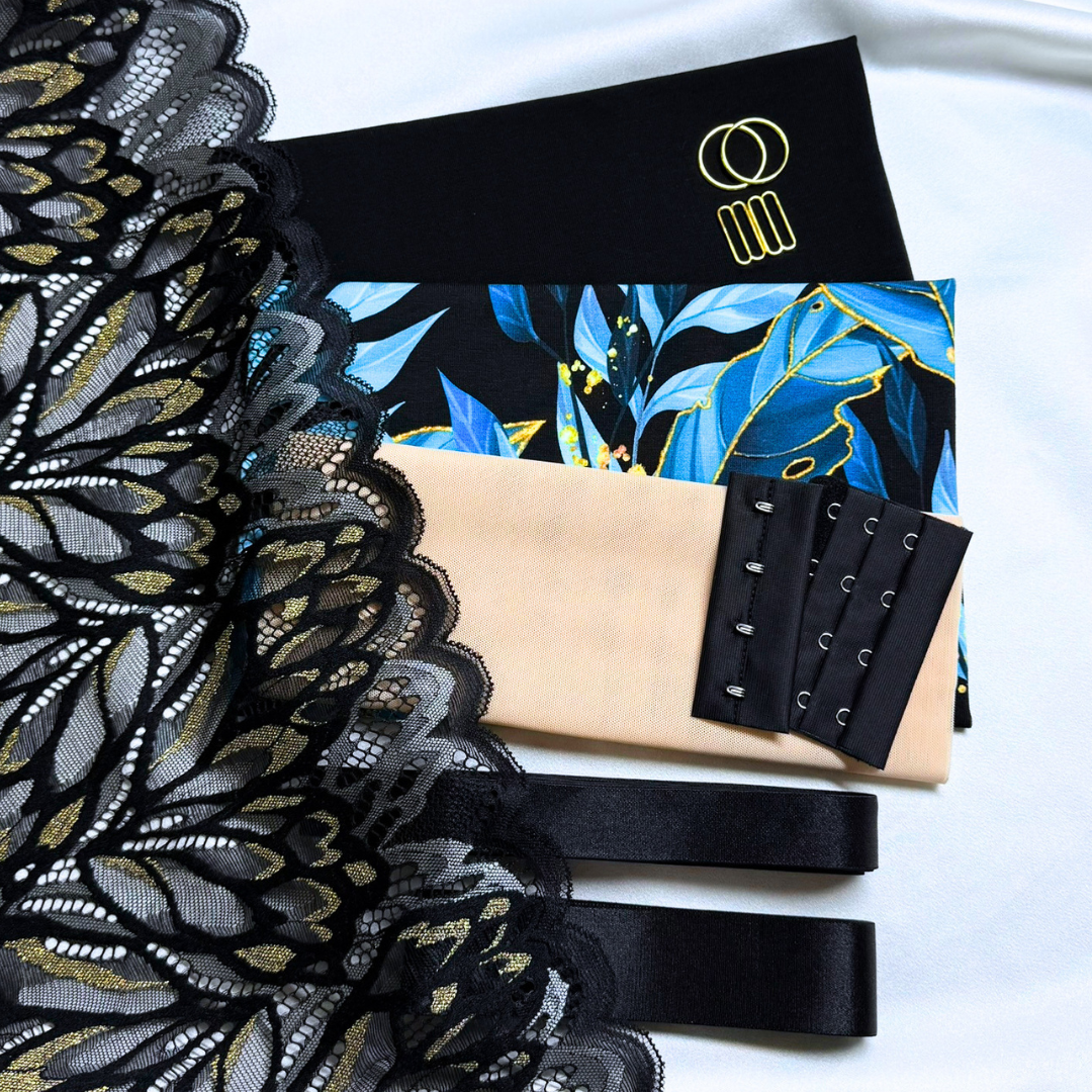 Zoe Bralette – DIY Kit (Golden Leaves)