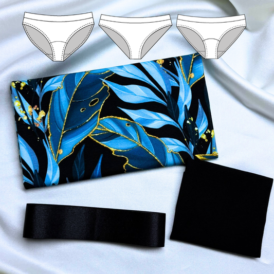 Stella / Mila / Maria Panties – DIY Kit (Golden Leaves)