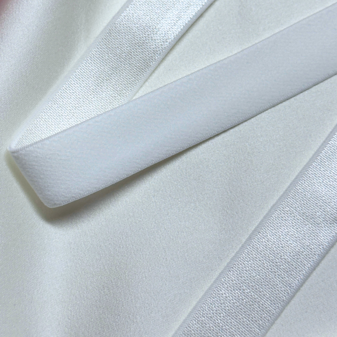 Satin-Gummiband – Cremeweiß | 20mm