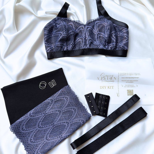 Sarah Bra – DIY Kit (Midnight Bloom)