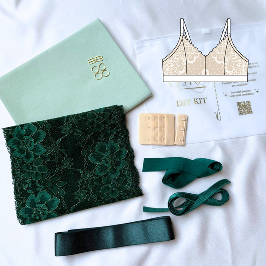 Sophie Bra – DIY-Kit (Smaragdblüte)