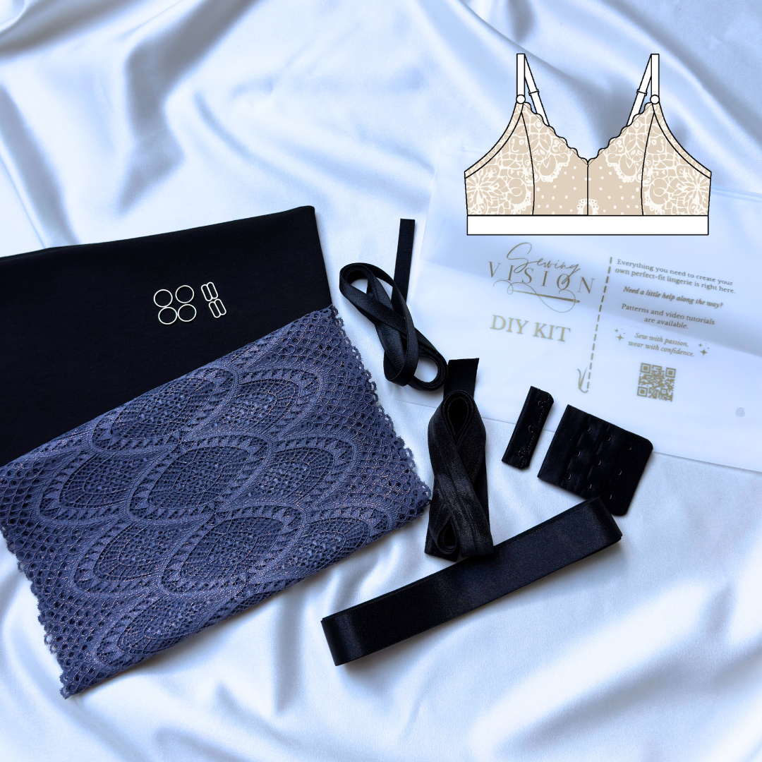 Sophie Bralette – DIY Kit (Midnight Bloom)