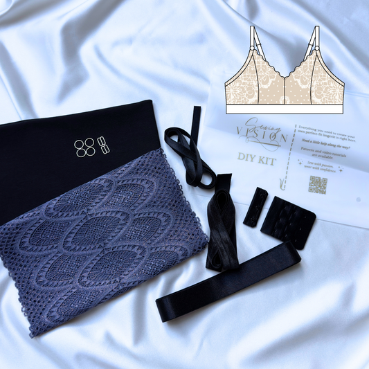 Sophie Bralette – DIY Kit (Midnight Bloom)