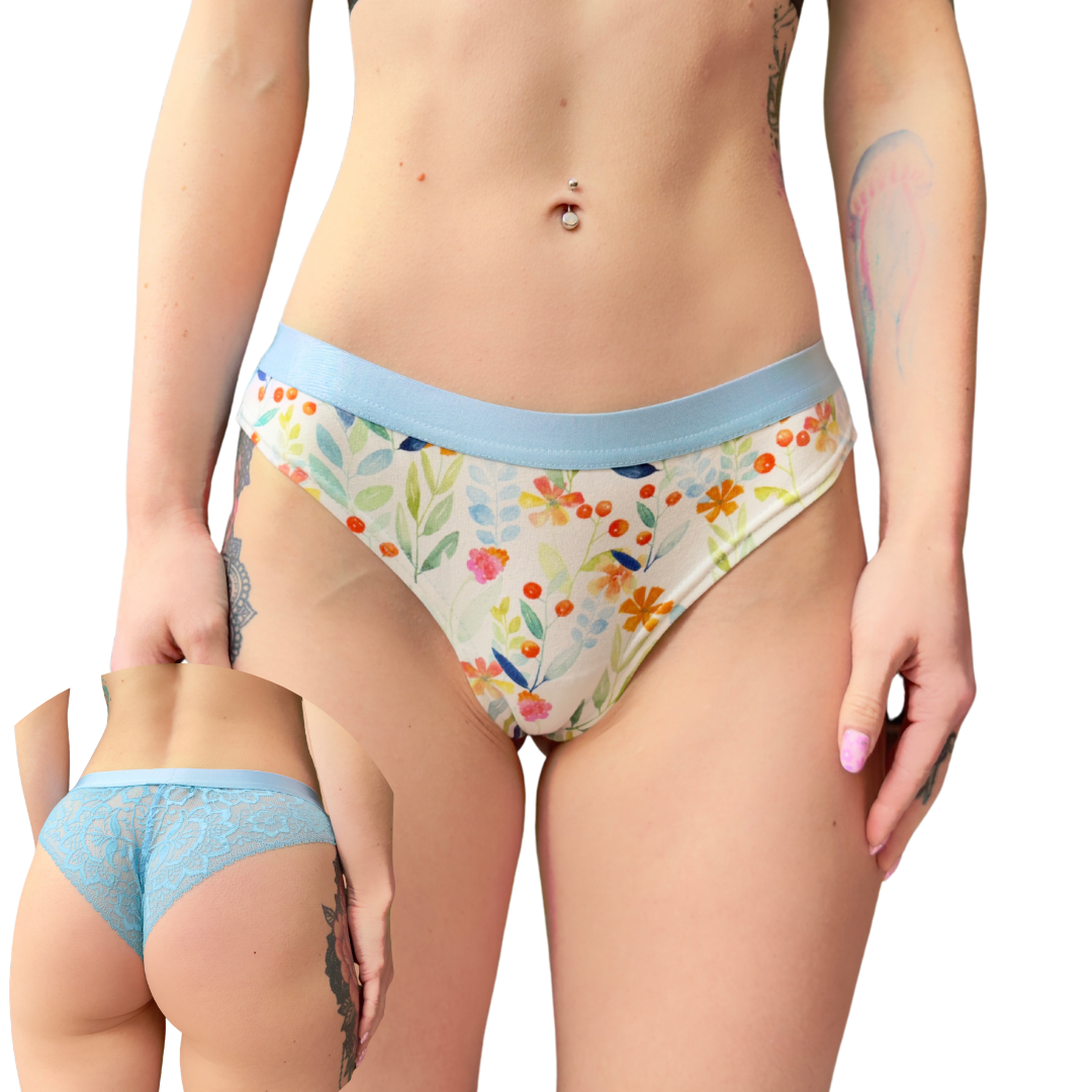 STELLA Panties (2 Modelle) - PDF Schnittmuster (Normal- & Große Größen)