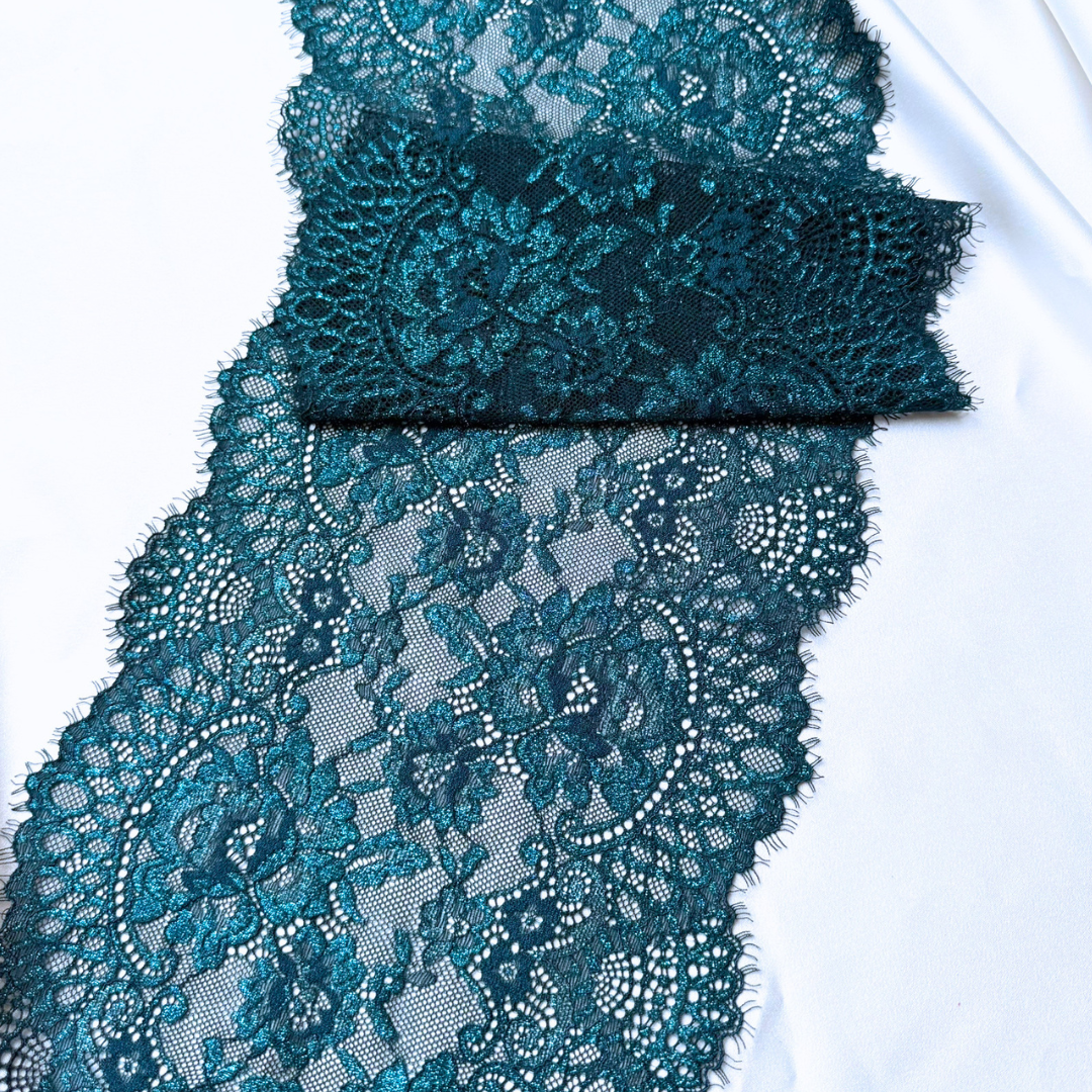 Teal Night Lace (Stretch)