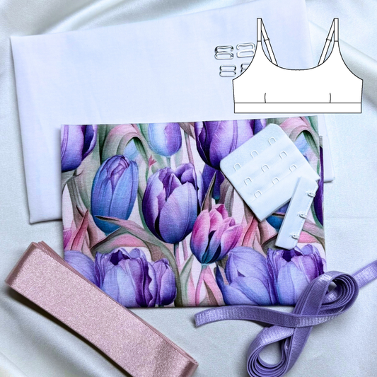 Carmen Bralette – DIY Kit (Tulip Garden)