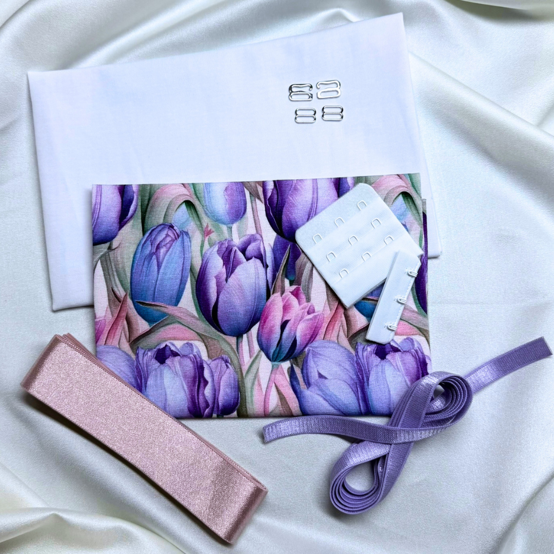 Carmen Bralette – DIY Kit (Tulip Garden)