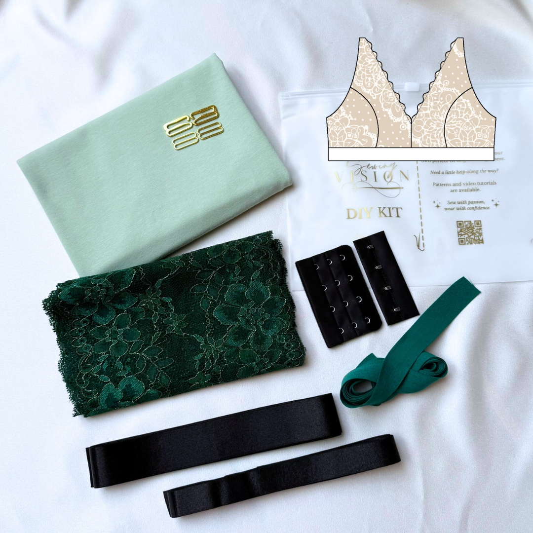 Victoria Bra – DIY-Kit (Emerald Bloom)