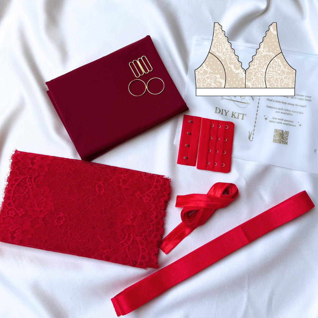 Victoria Bra – DIY-Kit (Scarlet Rose)